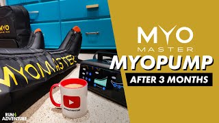 MYOMASTER MYOPUMP AFTER 3 MONTHS USE  Elite Level Air Compression System  Run4Adventure [upl. by Nylasor]