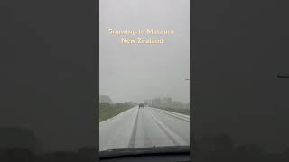 Is this real Snow in Invercargill 🥶 invercargill newzealand malaysia shorts [upl. by Rumney]