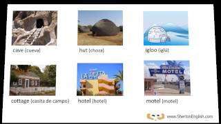 Vocabulario Inglés Viviendas y Moradas Housing amp Dwellings See More Links below [upl. by Zurciram]