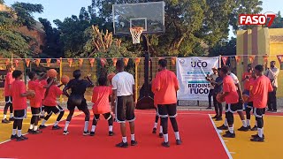 Université Joseph KIZERBO IamGold Essakane et Giants of Africa rénovent le terrain de basketball [upl. by Nairad]