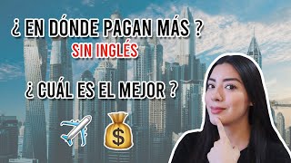 Países para ESTUDIAR INGLÉS y TRABAJAR al mismo tiempo  ¿Cuánto pagan [upl. by Nyrak]