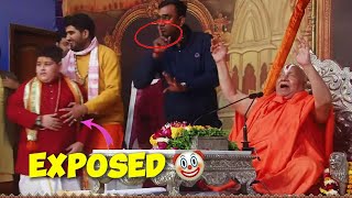 Abhinav Arora viral video with Rambhadracharya Ji  Exposed 🤡 [upl. by Selym]