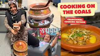 Cooking on Coal  Moroccan Tagine  Aizi’s ParkAdventure reflexion food viralvideo pakistanifood [upl. by Drice883]