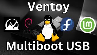 How To Create A Multiboot Linux USB Drive Using Ventoy [upl. by Dublin]