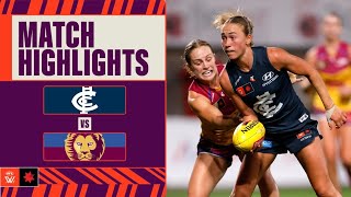 Carlton v Brisbane Highlights  Week Six 2024  AFLW [upl. by Nnov]