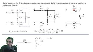 Associação Mista de Resistores  Exercício resolvido [upl. by Yggam583]