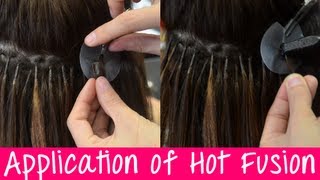 Keratin Hot Fusion Hair Extensions  Application amp Information  Instant Beauty ♡ [upl. by Monty658]