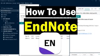 How To Use EndNote A Complete Beginners Guide [upl. by Esiuolyram]