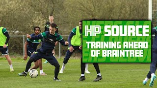 HP Source  Training ahead of Braintree Town [upl. by Hasseman]