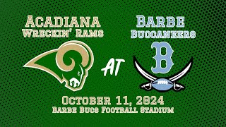 Acadiana Wreckin Rams  Barbe Buccaneers  Game 6 [upl. by Kcirdor605]