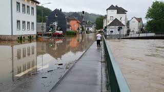 Hochwasser in GummersbachVollmerhausen [upl. by Marella]