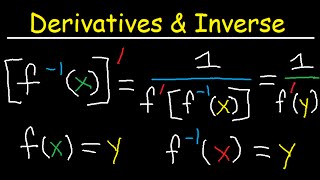 Derivative of Inverse Functions Examples amp Practice Problems  Calculus [upl. by Gladdy]