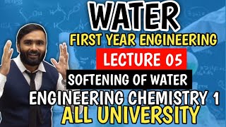 WATERLecture 05Softening of Water ENGINEERING CHEMISTRYPRADEEP GIRI SIR [upl. by Devaney81]