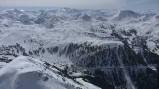 La Plagne  Station de sports dhiver  Savoie France [upl. by Htrag]