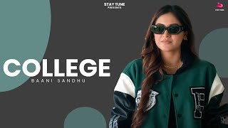 College Visualizer  Baani Sandhu  Narinder Batth  Desi Crew  Latest Punjabi Songs 2024 [upl. by Selim771]