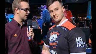 Paszabiceps interview  DreamHack CSGO Championship  DreamHack Winter 2014 [upl. by Anaid704]