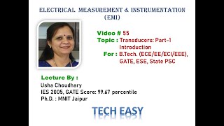 Video  55 EMI Transducers Part1 Introduction [upl. by Nyre]