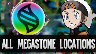 How amp Where to catchget  All 48 Megastones Locations in Pokemon Omega Ruby amp Alpha Sapphire [upl. by Akyeluz]