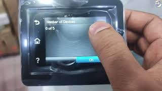 How to Print Wirelessly Without WiFi HP Color LaserJet Pro MFP M283fdw WiFi Direct Setup Mobile [upl. by Yrocaj]