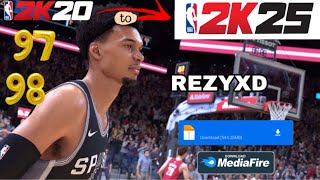 NBA 2K20 Updated Roster 2K25 V97 V98 no need f1vmFibaOlympicPBAHD GraphicRezyXD 🇮🇩🔥 [upl. by Lodie]