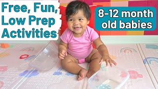 Fun and Free Activities for Your 812 Month Old Baby  How to Play with a Baby [upl. by Ogeid]