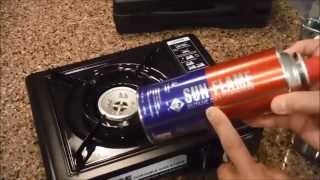 How to use a portable butane stove [upl. by Nats658]