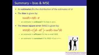 Bias and MSE [upl. by Gurias]