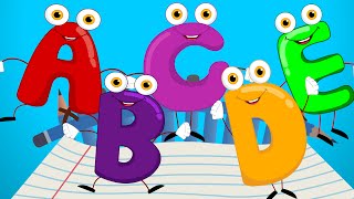 Five Little Alphabets  Nursery Rhymes For Babies  Cartoon Videos For Children by Kids Tv [upl. by Cinemod]