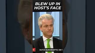 Watch Host Get Pissed as Geert Wilders Calmly State Uncomfortable Facts [upl. by Grenier]