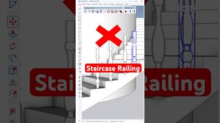 The fastest way to create a Staircase in SketchUp using the SketchPlus plugin [upl. by Staley]