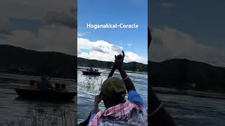 Coracle Journey ⭐️ coracleride hogenakkalwaterfalls bangalore nature travel explore [upl. by Maleki201]