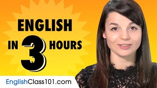 Learn English in 3 Hours Basics of English Speaking for Beginners [upl. by Kamin]