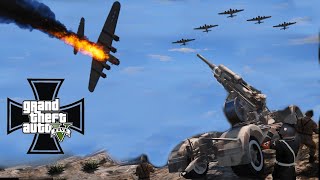 GTA 5 WW2 B17 Raid Attack [upl. by Adlev]