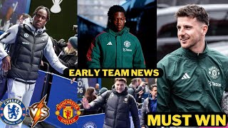 Mount Returns Chalobah And Gusto Starts Chelsea Vs Manchester United Early Team News [upl. by Couture]