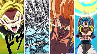 LR DBS BROLY amp CARNIVAL SSJ GOGETA SUPER ATTACK ANIMATIONS  DBZ Dokkan Battle [upl. by Eceinert2]