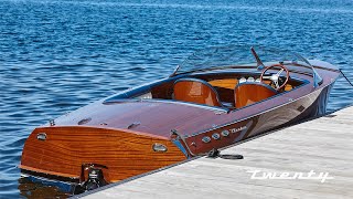 Clarion Boats  the sophisticated beauty of a classic wooden boat but crafted with modern technology [upl. by Hammock]