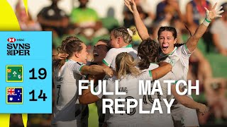 Ireland stun hosts to make history  Ireland v Australia  Full Match Replay  Perth HSBC SVNS [upl. by Justis]