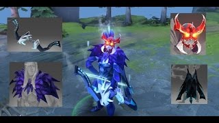 Dota 2 Drow Ranger Mix Set Black Wind RavenSteamcapeManias MaskBow of the Howling Wind [upl. by Ainevuol]