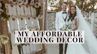 Favorite Affordable Wedding Decor [upl. by Ytnom]