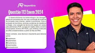 ENEM 2024 Questão 112 O desenvolvimento da biotecnologia e da clonagem [upl. by Sukramaj]