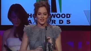 Leighton Meester at the Hollywood Film Awards [upl. by Ronen]