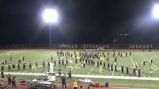 Thomas Jefferson High School Jaguar Marching Band Halftime vs Avonworth  91324 [upl. by Adnamma295]