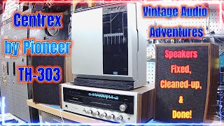 Centrex by Pioneer TH 303 Speakers Fixed Cleaned Up amp Done [upl. by Meghann944]