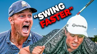 Bryson DeChambeau Teaches Me to Swing Faster [upl. by Adena]