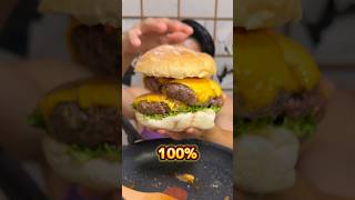 100 Beef Hamburger Gluttony 【MukbangEating Sounds】 [upl. by Stuart]