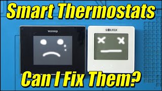 Faulty Smart Thermostats x 2  Can I Fix Them [upl. by Ahtnicaj]