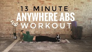 13 Minute Anywhere Body Weight Abs Workout  Targets Transverse Abdominus  Six Pack Abs [upl. by Sonitnatsok]