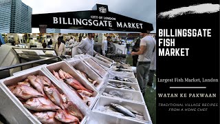 Billingsgate Fish Market  Largest Fish Market in London [upl. by Eanert]