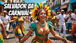 🔥 Carnival in Salvador BA 🇧🇷  Ultimate Carnaval Travel Experience 2024  Vibes amp Culture😍 4K [upl. by Navillus]