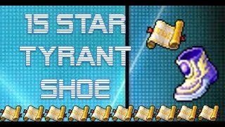 Enhancing Tyrant Shoe from 12 to 15 Stars [upl. by Eninahpets]